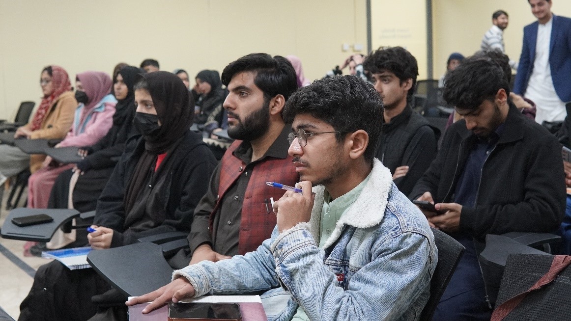 University students participating in a learning session focused on academic growth and stress management.
